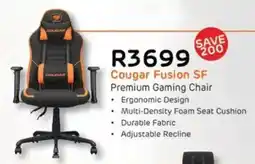 Computer Mania Cougar Fusion SF Premium Gaming Chair offer