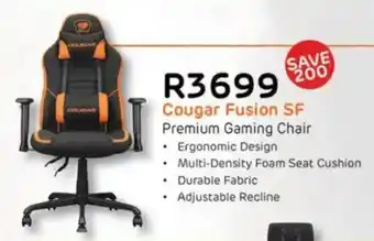 Computer Mania Cougar Fusion SF Premium Gaming Chair offer