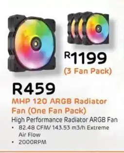 Computer Mania COUGAR MHP 120 ARGB Radiator Fan (One Fan Pack) offer