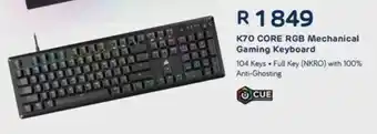 Computer Mania CORSAIR K70 CORE RGB Mechanical Gaming Keyboard offer