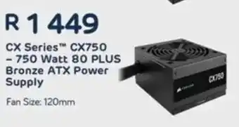 Computer Mania CORSAIR CX Series CX750 -750 Watt 80 PLUS Bronze ATX Power Supply offer