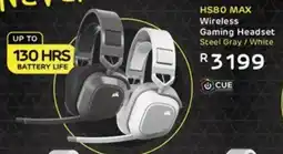 Computer Mania CORSAIR HS80 MAX Wireless Gaming Headset Steel Gray/White offer