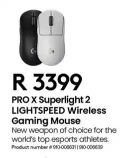 Computer Mania Logitech PRO X Superlight 2 LIGHTSPEED Wireless Gaming Mouse offer