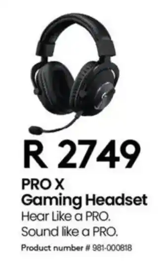 Computer Mania Logitech PROX Gaming Headset offer