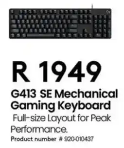 Computer Mania Logitech G413 SE Mechanical Gaming Keyboard offer