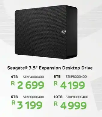 Computer Mania Seagate 3.5" Expansion Desktop Drive 4TB offer