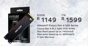 Computer Mania Hiksemi Future Gen 4 SSD Series offer