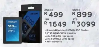 Computer Mania Hiksemi/Hikvision E100 SSD Series offer