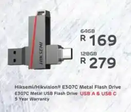 Computer Mania Hiksemi/Hikvision E307C Metal Flash Drive offer