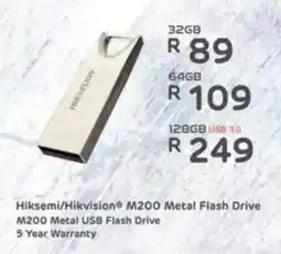 Computer Mania Hiksemi/Hikvision M200 Metal Flash Drive M200 Metal USB Flash Drive offer