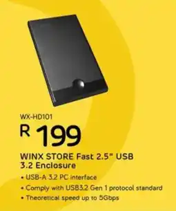 Computer Mania WINX STORE Fast 2.5" USB 3.2 Enclosure offer