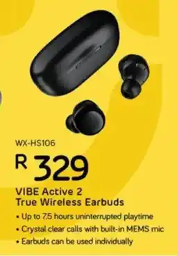 Computer Mania WINX VIBE Active 2 True Wireless Earbuds offer