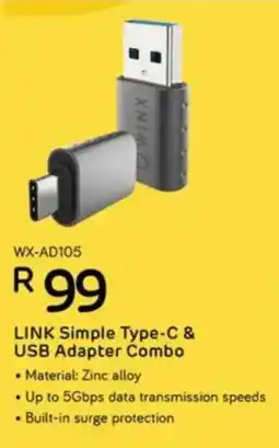 Computer Mania WINX LINK Simple Type-C & USB Adapter Combo offer