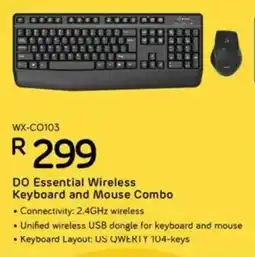 Computer Mania WINX DO Essential Wireless Keyboard and Mouse Combo offer