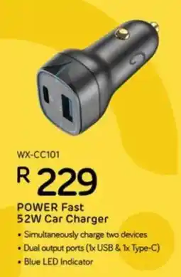 Computer Mania WINX POWER Fast 52W Car Charger offer