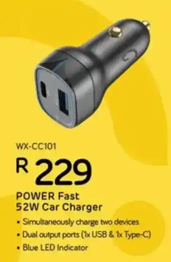 Computer Mania WINX POWER Fast 52W Car Charger offer