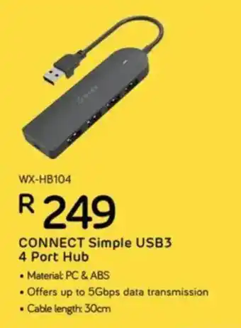 Computer Mania WINX CONNECT Simple USB3 4 Port Hub offer