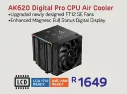 Computer Mania DEEP COOL AK620 Digital Pro CPU Air Cooler offer