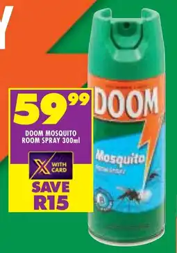 Shoprite Doom mosquito room spray offer