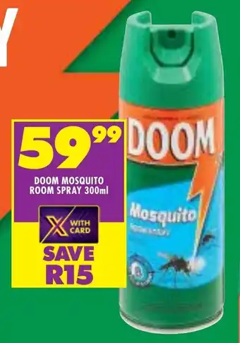 Shoprite Doom mosquito room spray offer