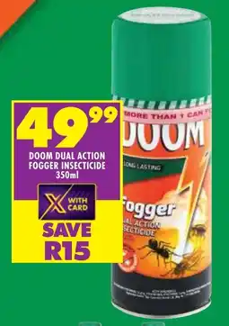 Shoprite Doom dual action fogger insecticide offer