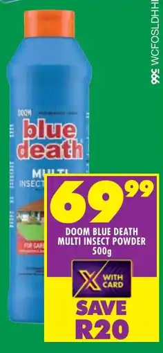 Shoprite Doom blue death multi insect powder offer