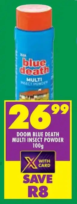 Shoprite Doom blue death multi insect powder offer