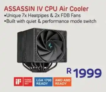 Computer Mania DEEP COOL ASSASSIN IV CPU Air Cooler offer