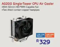 Computer Mania DEEP COOL AG200 Single-Tower CPU Air Cooler offer