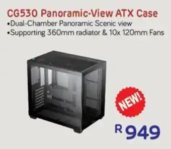 Computer Mania DEEP COOL CG530 Panoramic-View ATX Case offer