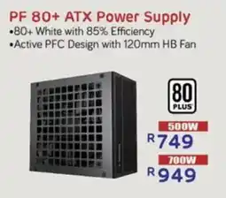 Computer Mania DEEP COOL PF 80+ ATX Power Supply offer