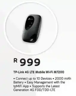 Computer Mania TP-Link 4G LTE Mobile Wi-Fi M7200 offer