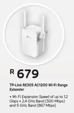 Computer Mania TP-Link RE305 AC1200 Wi-Fi Range Extender offer