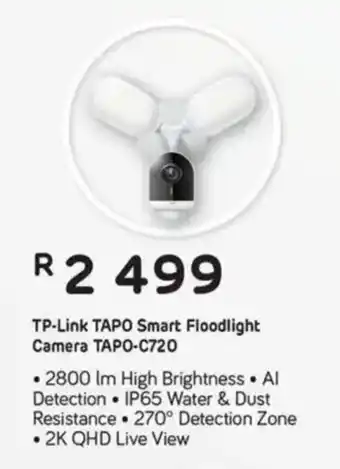 Computer Mania TP-Link TAPO Smart Floodlight Camera TAPO-C720 offer