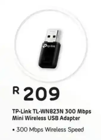 Computer Mania TP-Link TL-WN823N 300 Mbps Mini Wireless USB Adapter offer