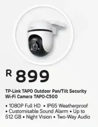 Computer Mania TP-Link TAPO Outdoor Pan/Tilt Security Wi-Fi Camera TAPO-C500 offer