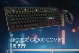 Computer Mania MSI FORGE GK300 COMBO offer