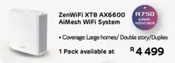 Computer Mania ASUS ZenWiFi XT8 AX6600 AiMesh WiFi System offer