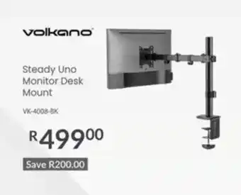 Computer Mania Volkano Steady Uno Monitor Desk Mount offer