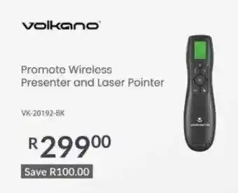 Computer Mania Volkano Promote Wireless Presenter and Laser Pointer offer