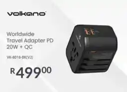 Computer Mania Volkano Worldwide Travel Adapter PD 20W + QC offer