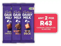 Fresh Stop Cadbury chocolate slabs offer