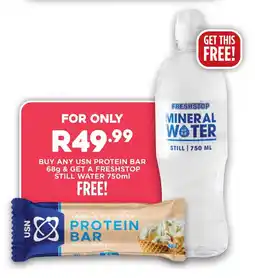 Fresh Stop Buy any usn protein bar & get a freshstop still water offer