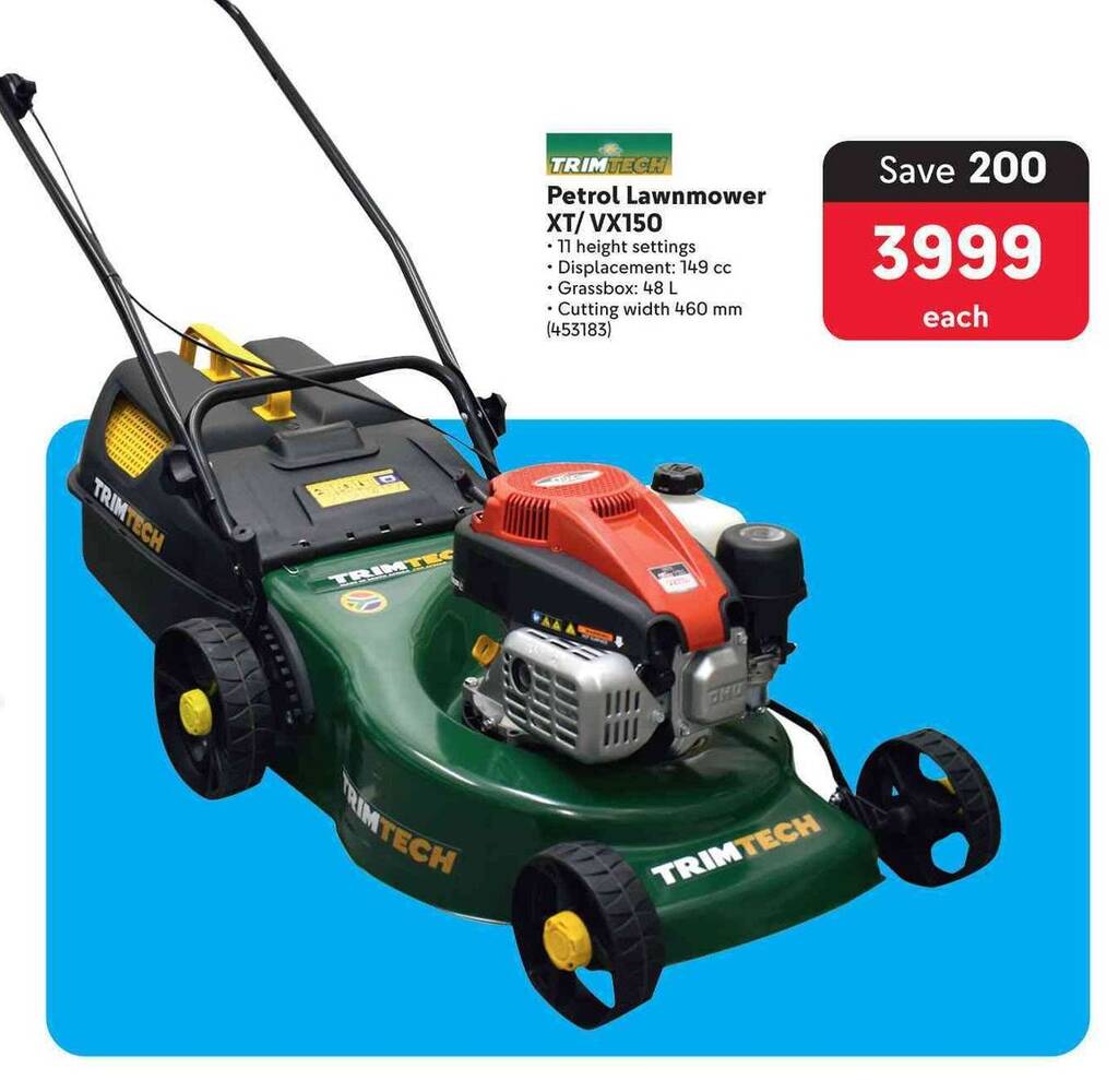 Garden Machinery Petrol Lawnmower For Sale Makro Lawnmowers At