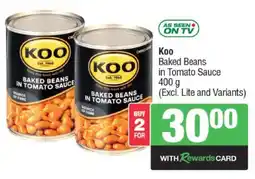 Spar Koo Baked Beans in Tomato Sauce (Excl. Lite and Variants) offer