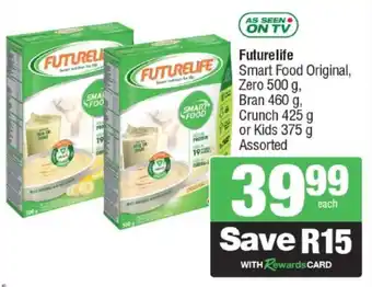 Spar Futurelife Smart Food Original, Zero, Bran, Crunch or Kids Assorted offer