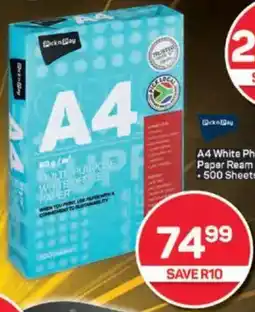 Pick n Pay Pick n Pay A4 White Photocopy Paper Ream offer