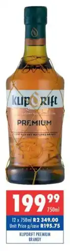 Ultra Liquors Klipdrift premium brandy offer