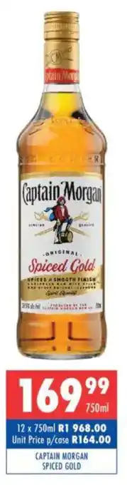 Ultra Liquors Captain morgan spiced gold offer