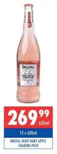 Ultra Liquors Brutal fruit ruby apple sharing pack offer